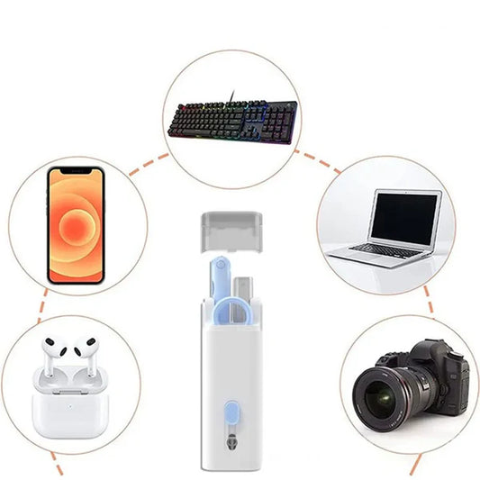 7-in-1 Headset Kit Featuring An Adjustable Keyboard &Earphone Cleaning Tools