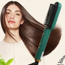 2-1  Electric Hair Straightener Brush